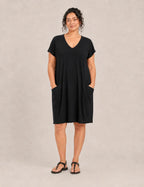 Vestido Bolsillos Negro