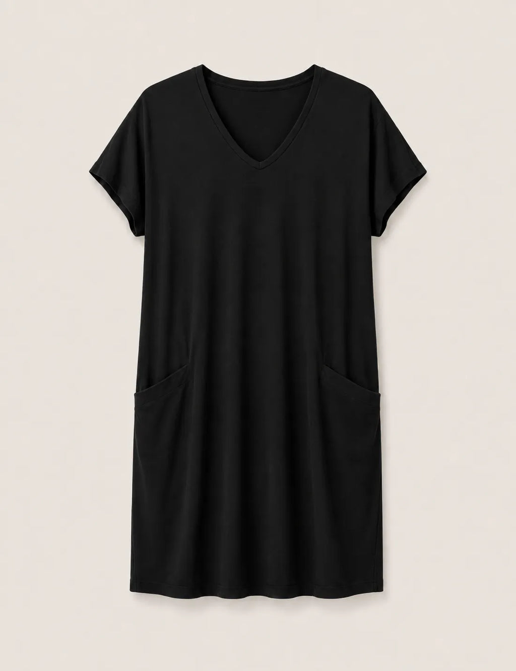 Vestido Bolsillos Negro