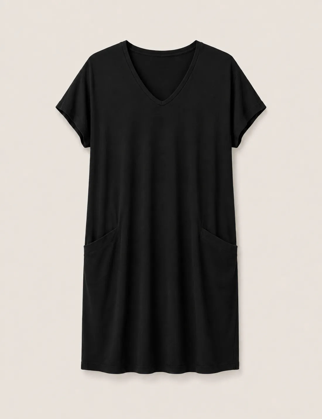 Vestido Bolsillos Negro