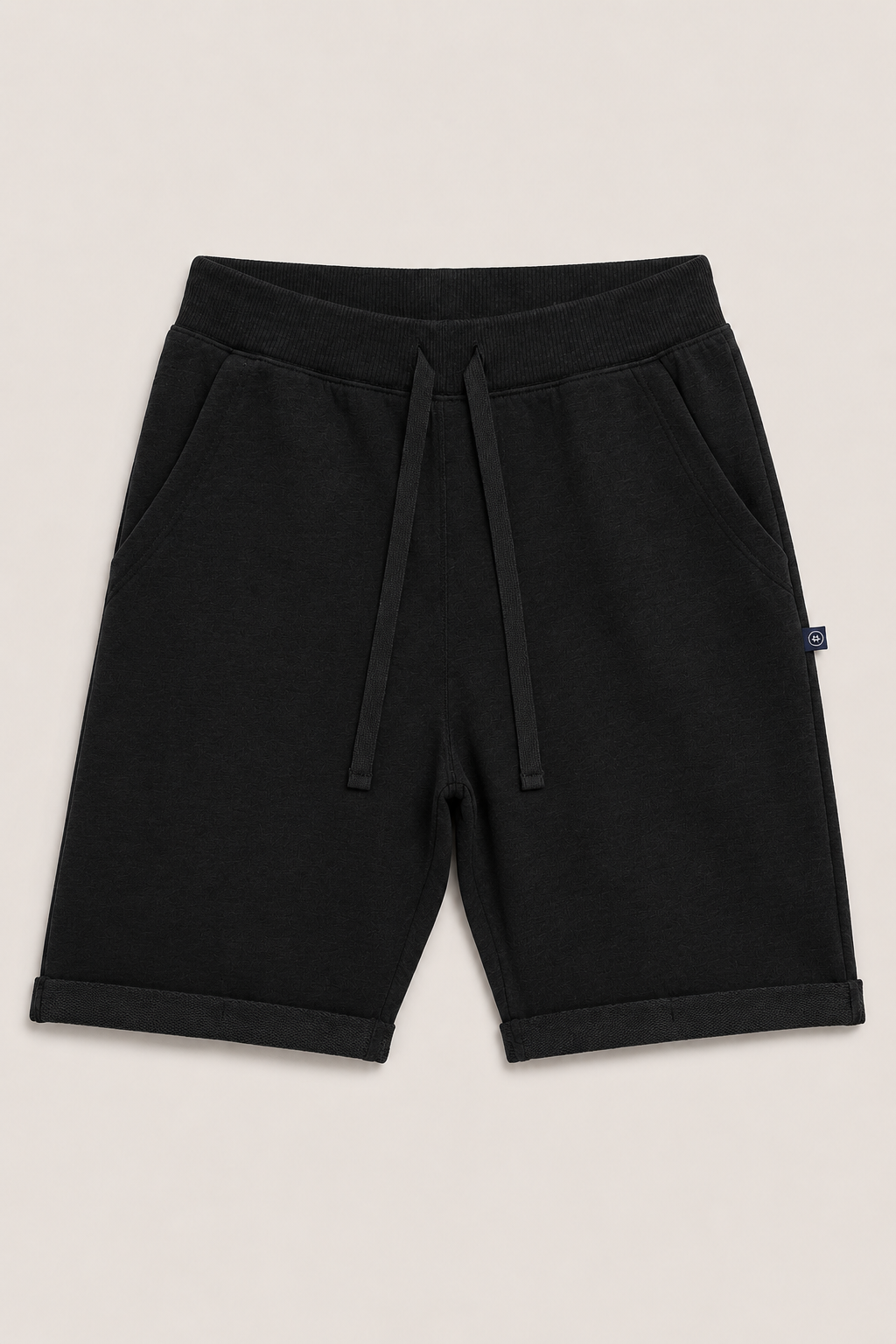 Bermuda Doblado Negro