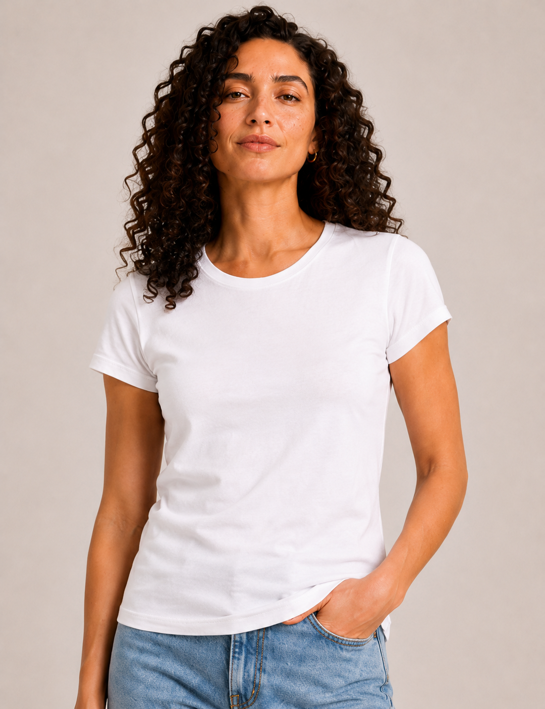Camiseta Manga Corta Blanca