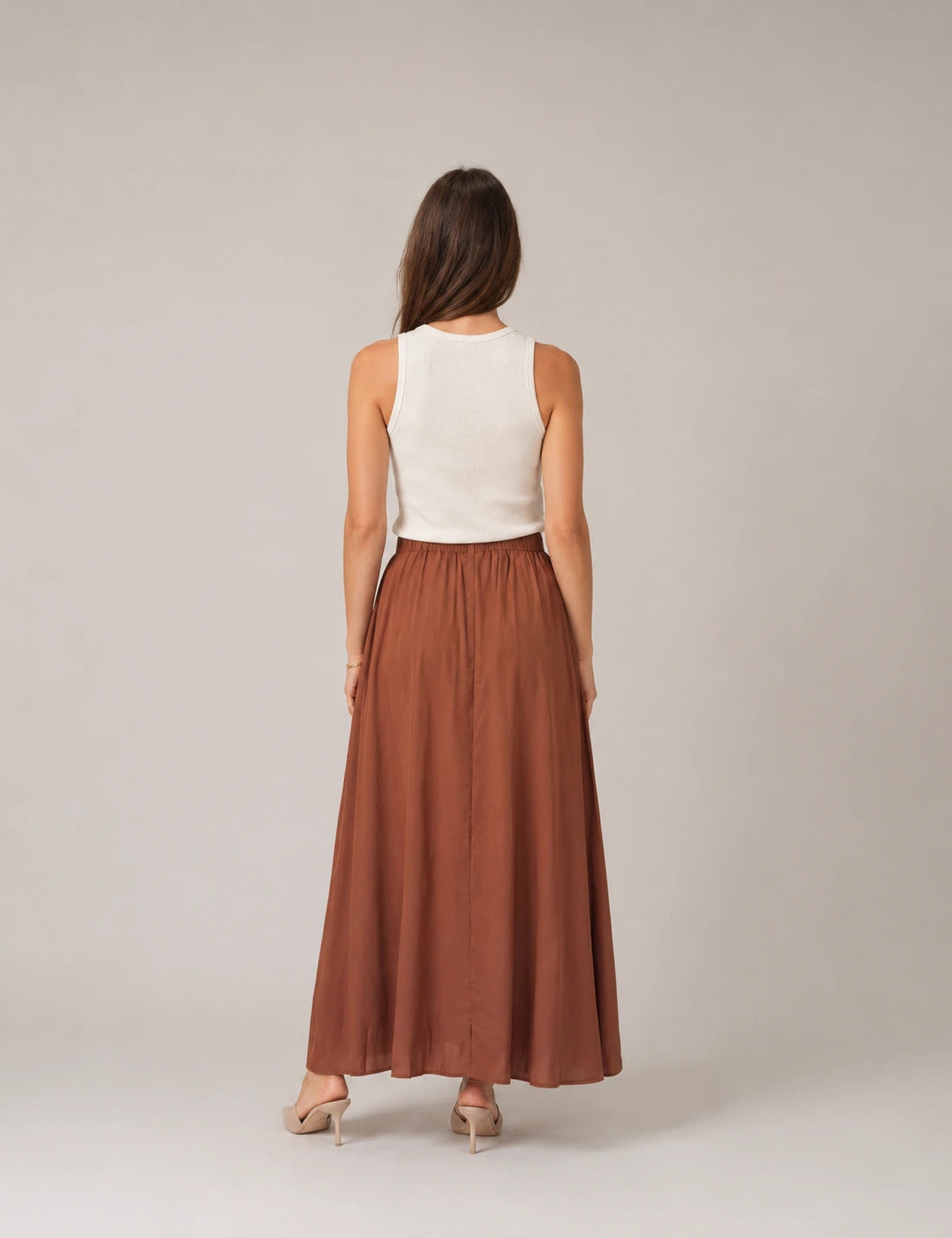 Falda Maxi Fluida Caldera