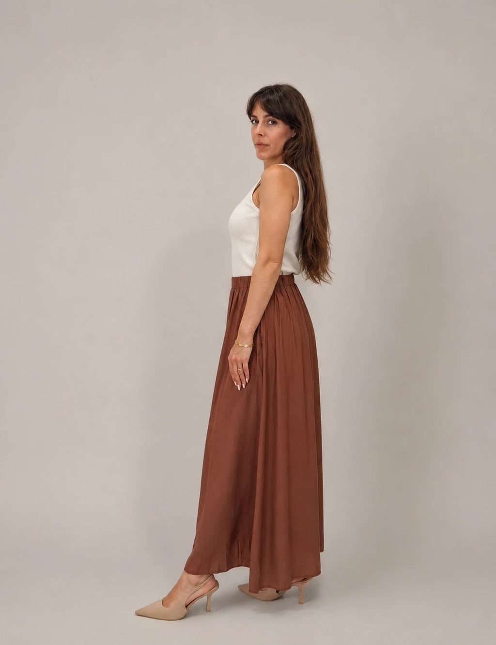 Falda Maxi Fluida Caldera