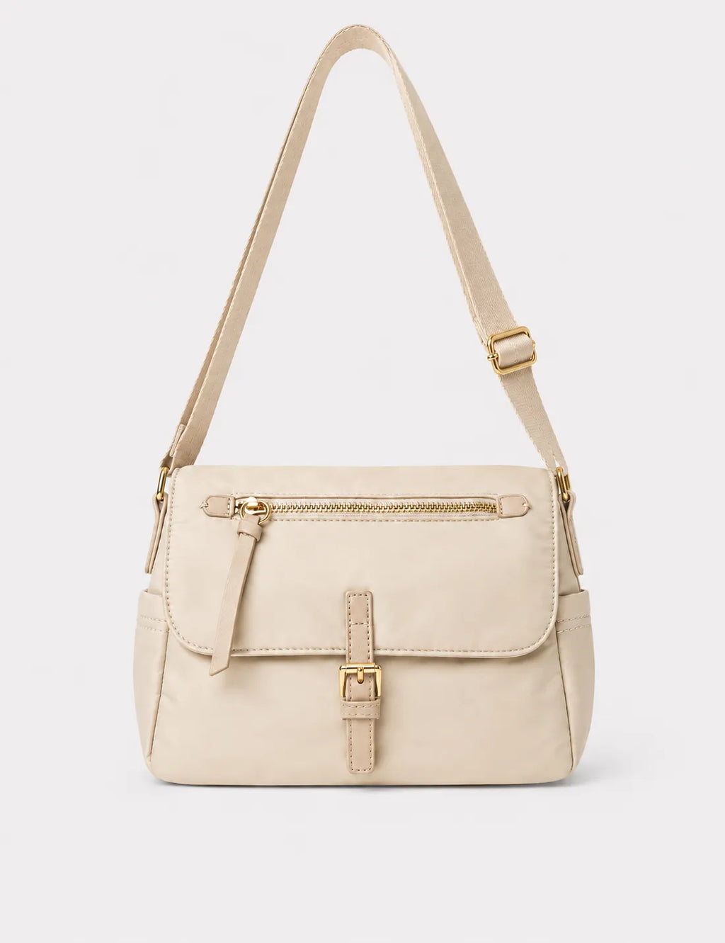 Bolso Bandolera Crema