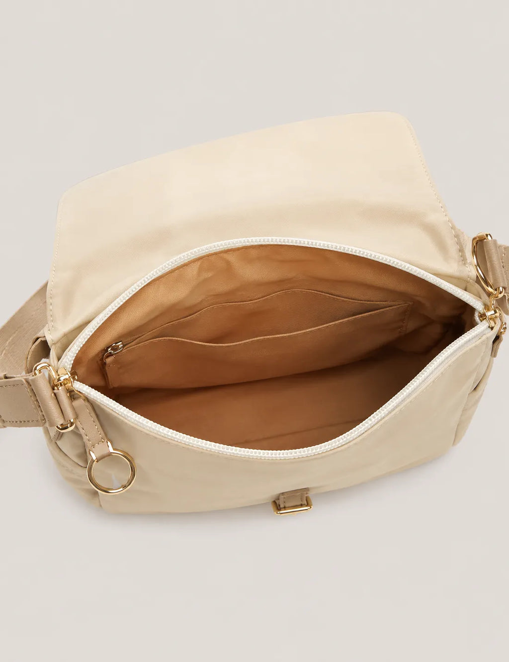 Bolso Bandolera Crema