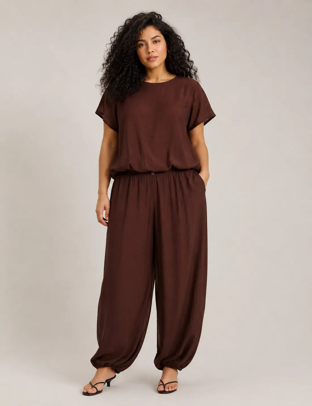 Blusa Globo Chocolate