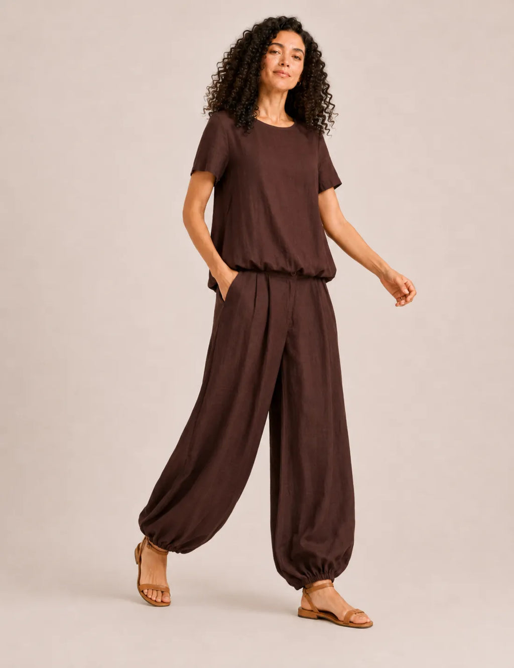 Blusa Globo Chocolate