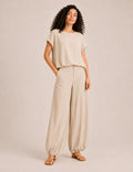 Pantalón Bombacho Crema