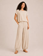 Pantalón Bombacho Crema
