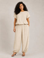 Blusa Globo Crema