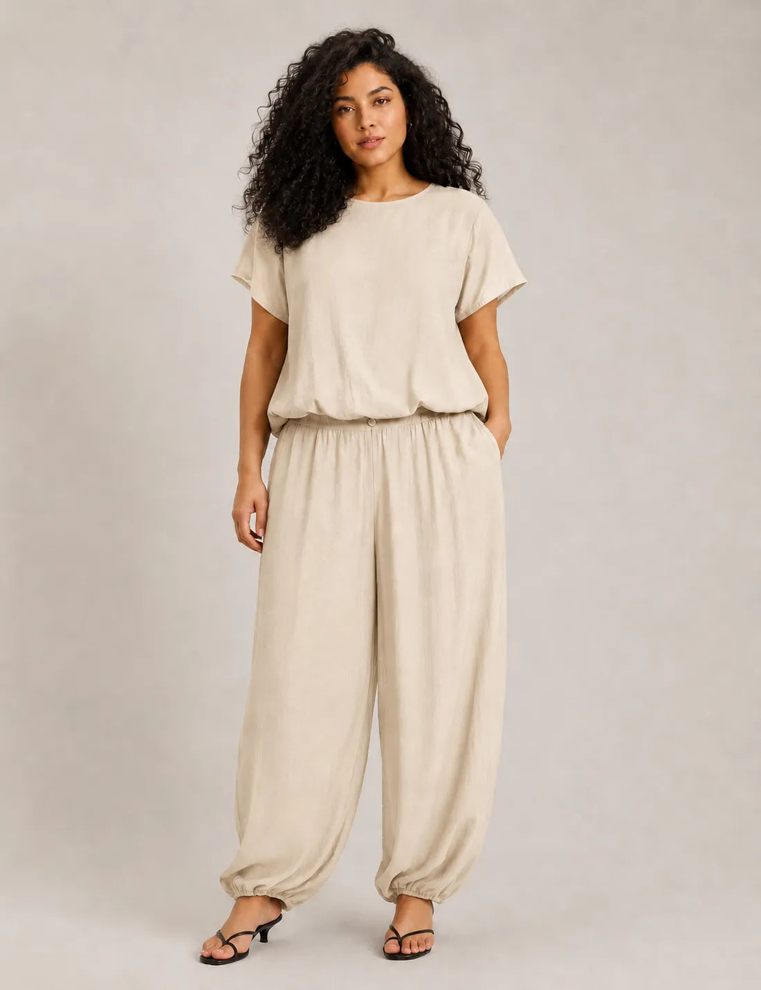 Blusa Globo Crema