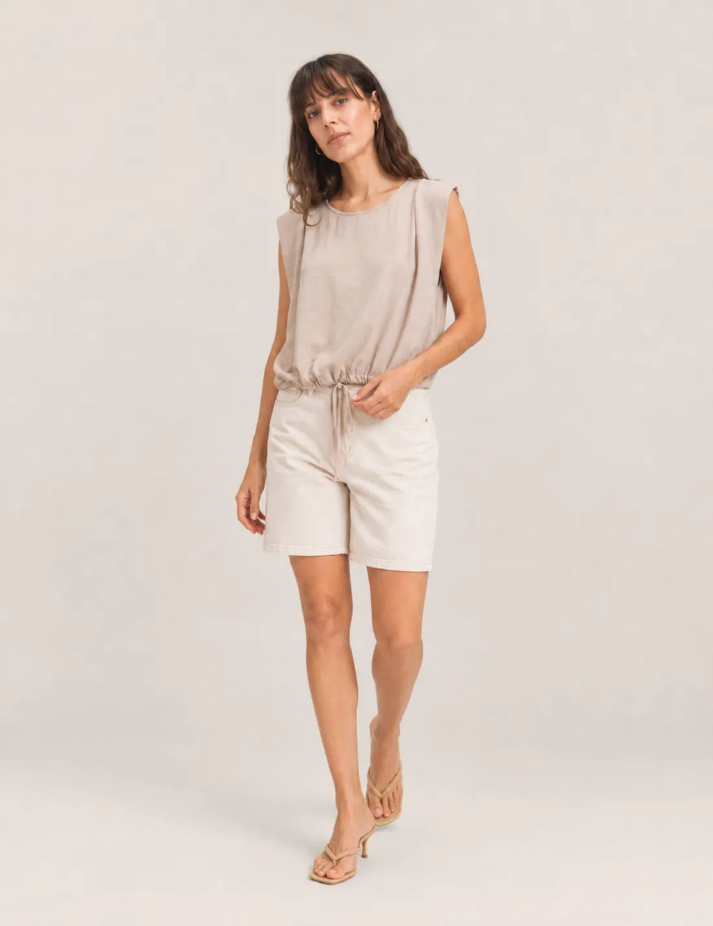 Blusa Goma Crema