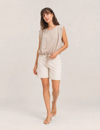 Blusa Goma Crema