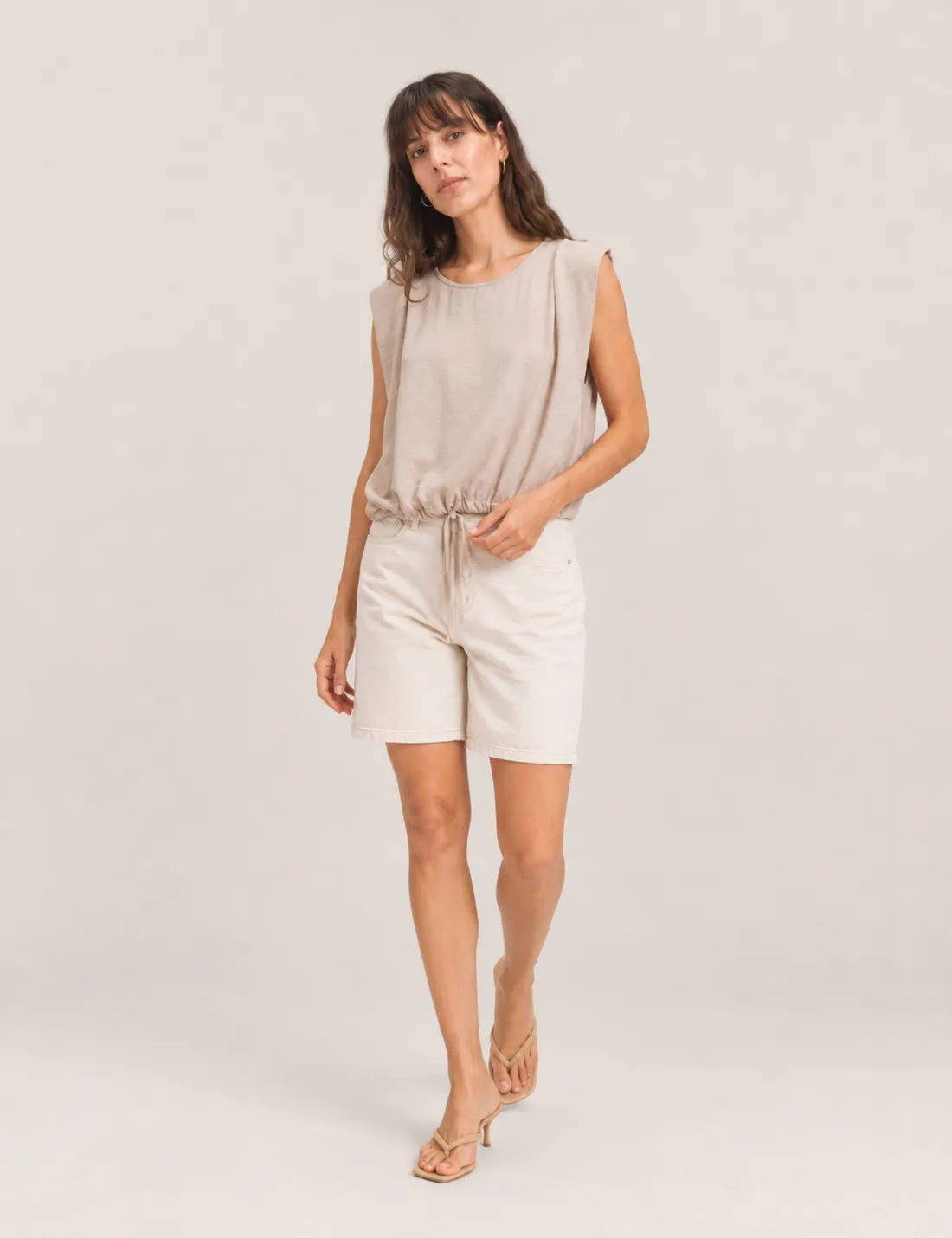 Blusa Goma Crema