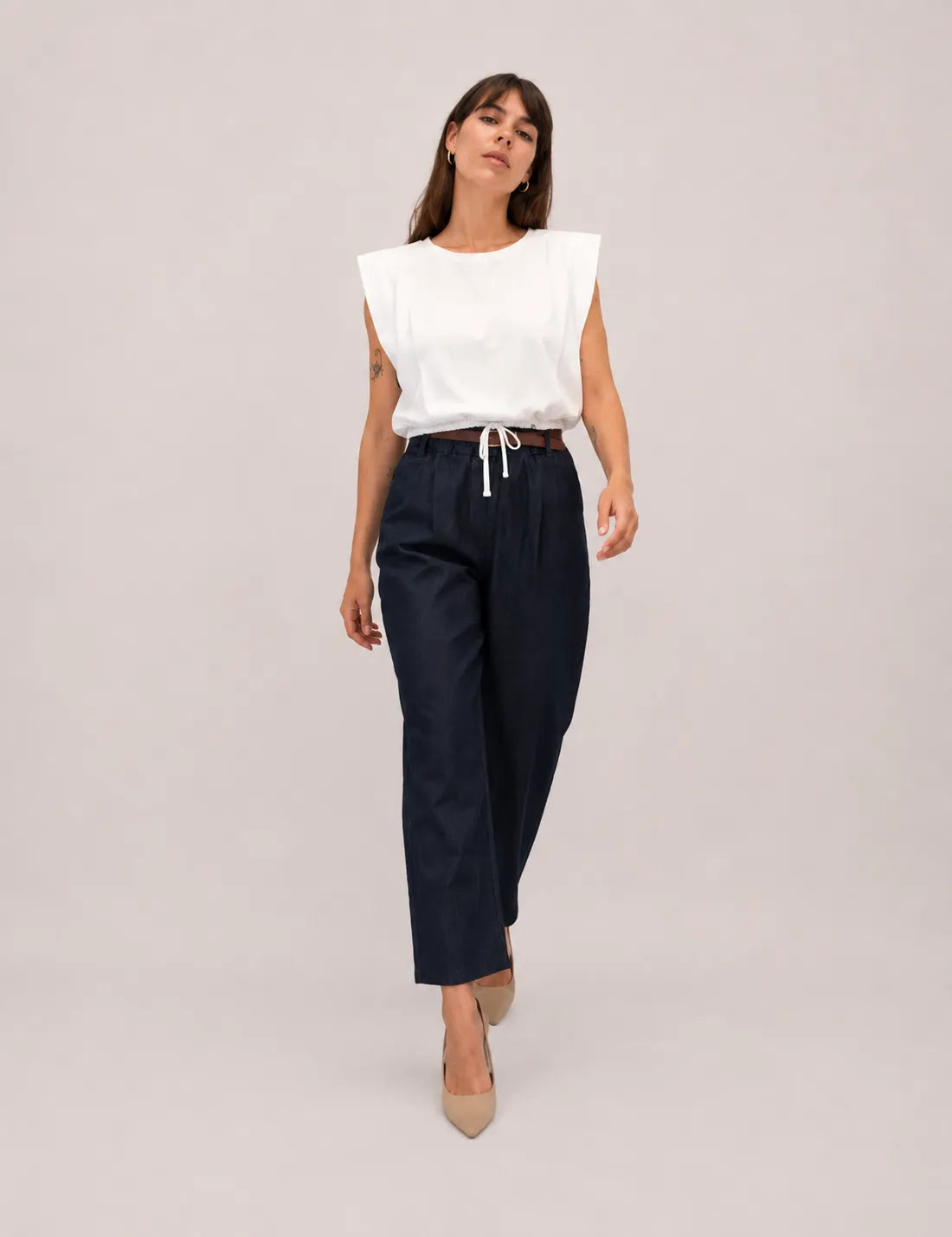 Blusa Goma Blanco
