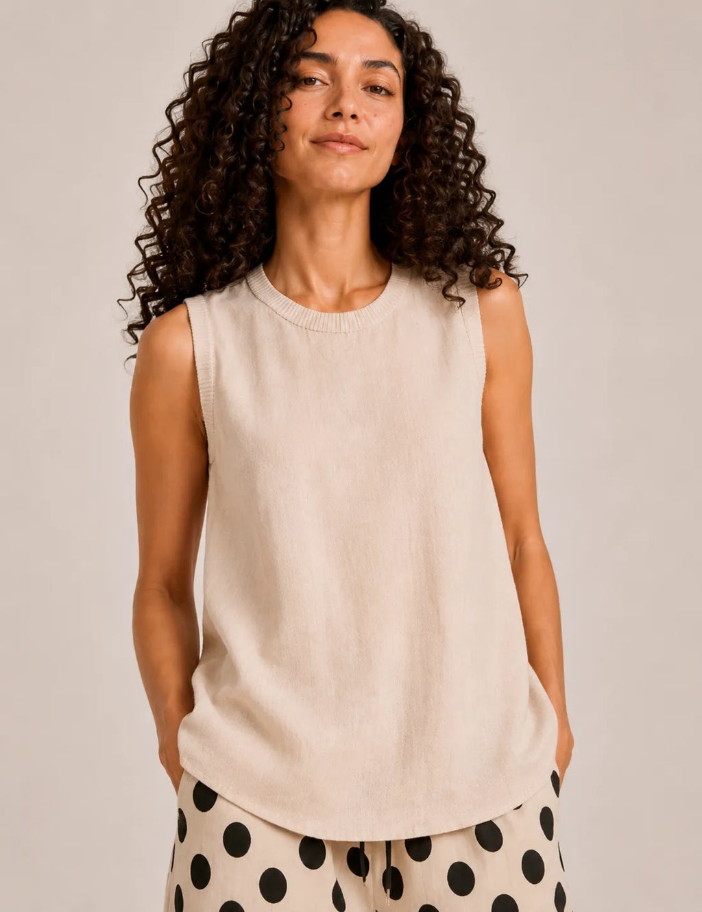 Blusa Detalle Crema