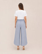 Pantalón Fluido Apertura Azul