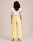 Pantalón Fluido Apertura Amarillo
