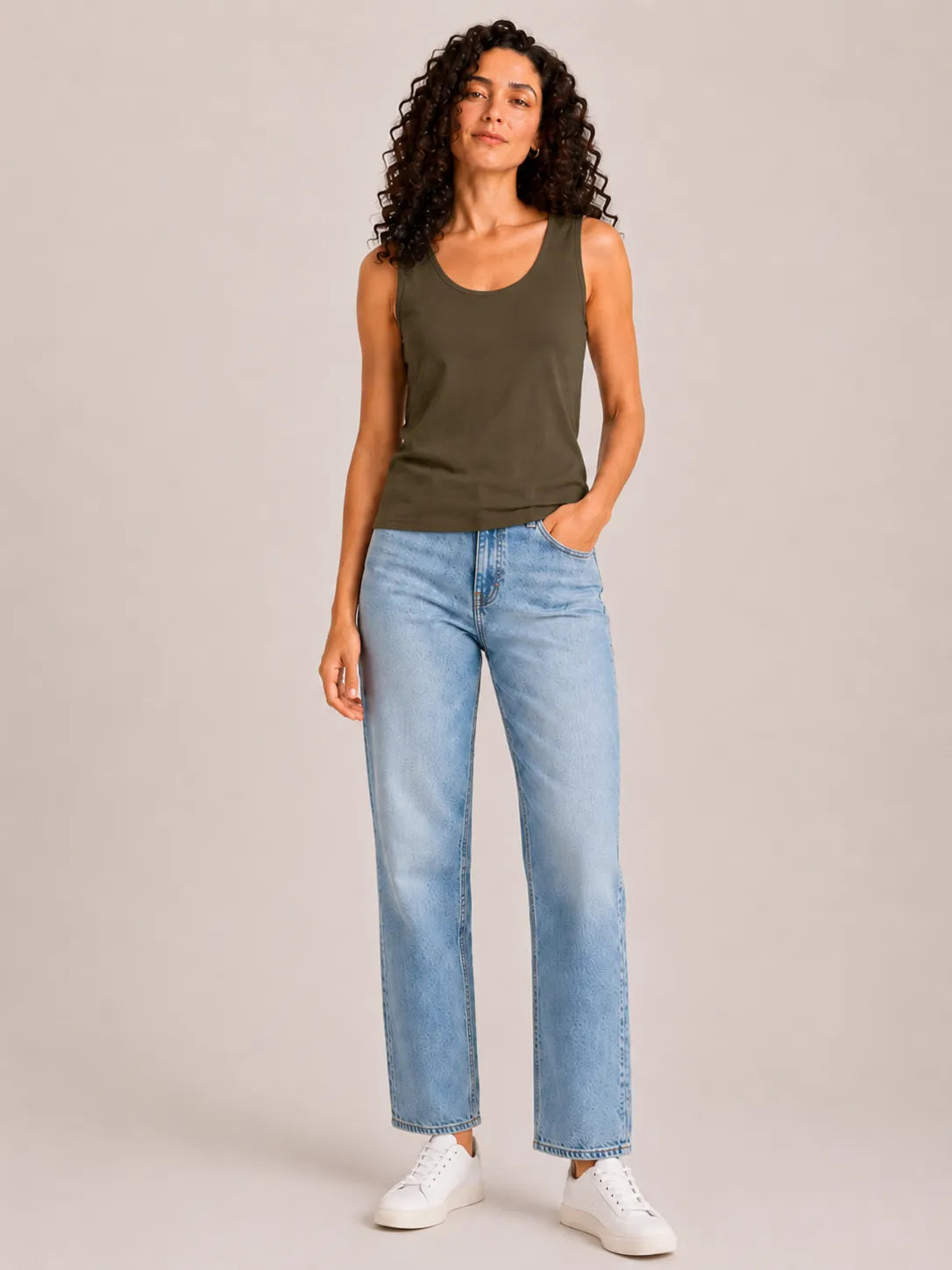 Top Basic Kaki