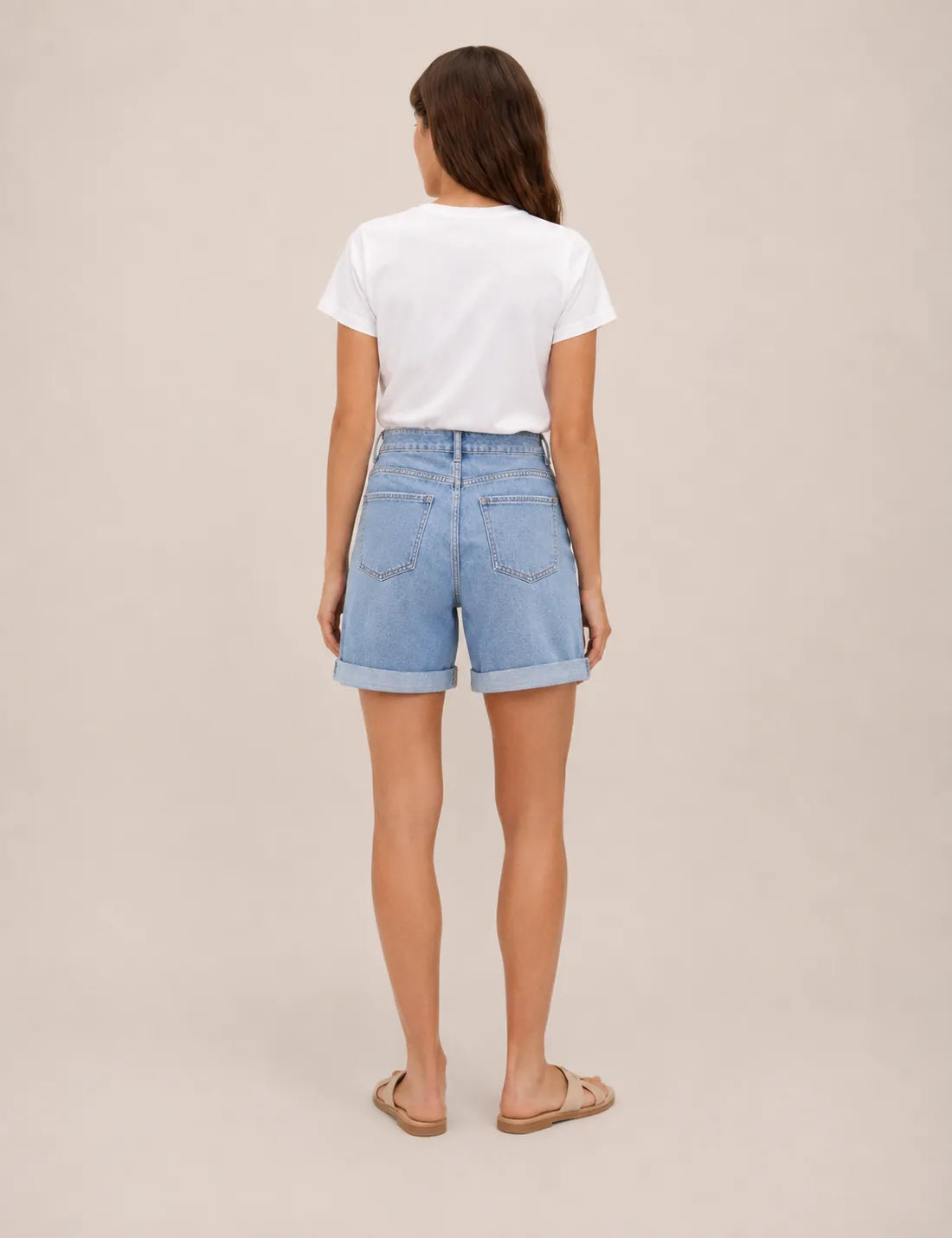 Short Denim Dobladillo