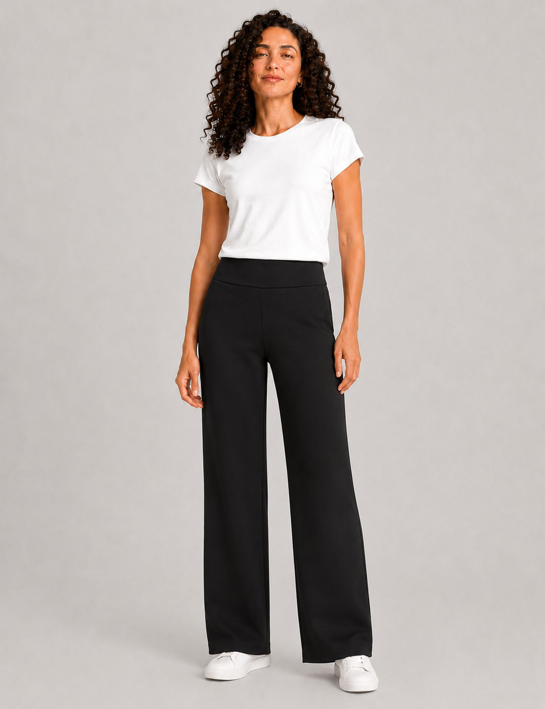 Legging Wide-leg Negro