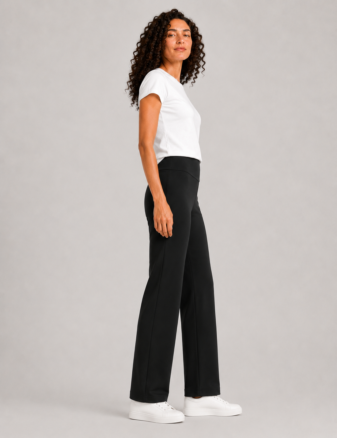 Legging Wide-leg Negro