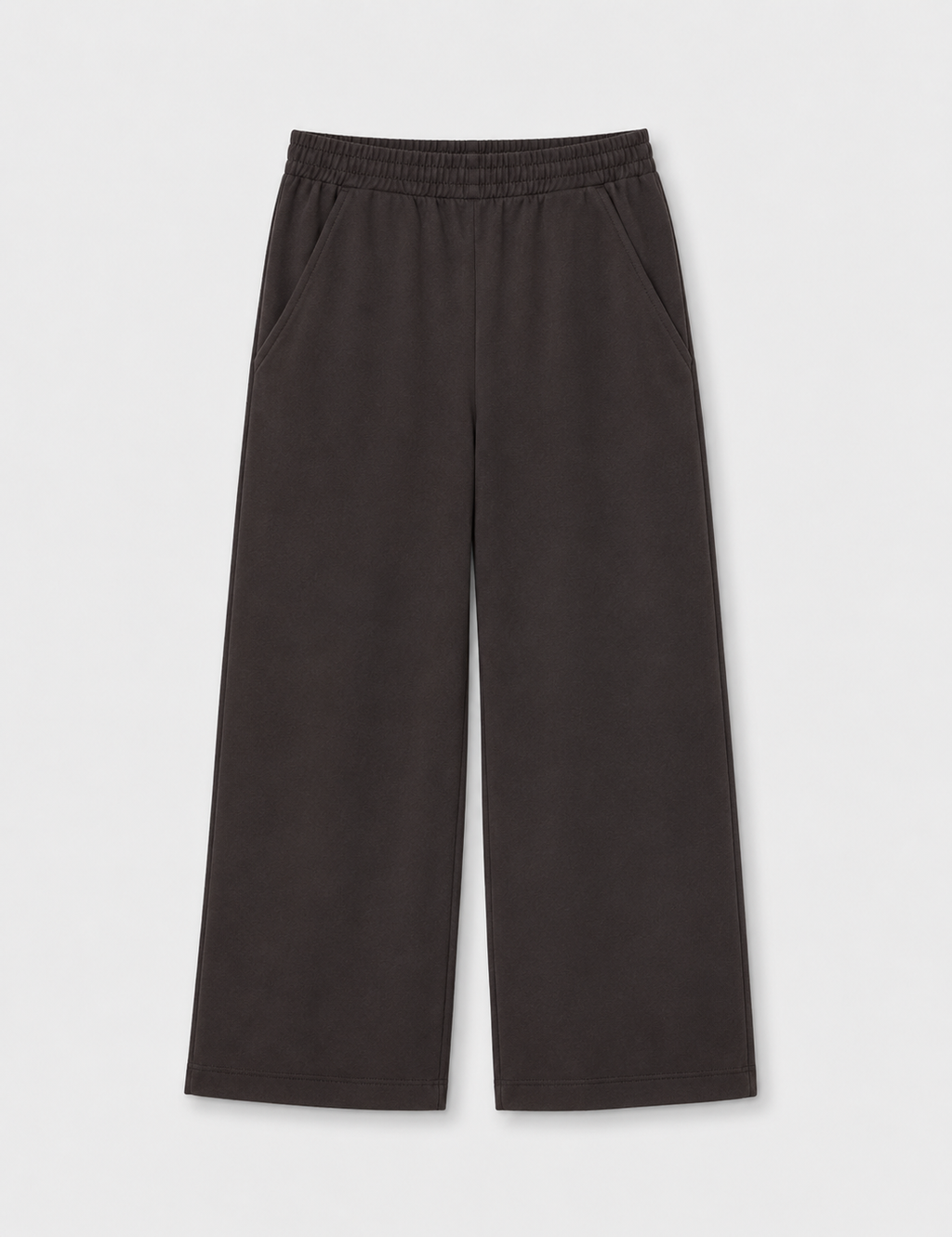 Pantalón Wide-Leg Marrón