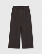 Pantalón Wide-Leg Marrón