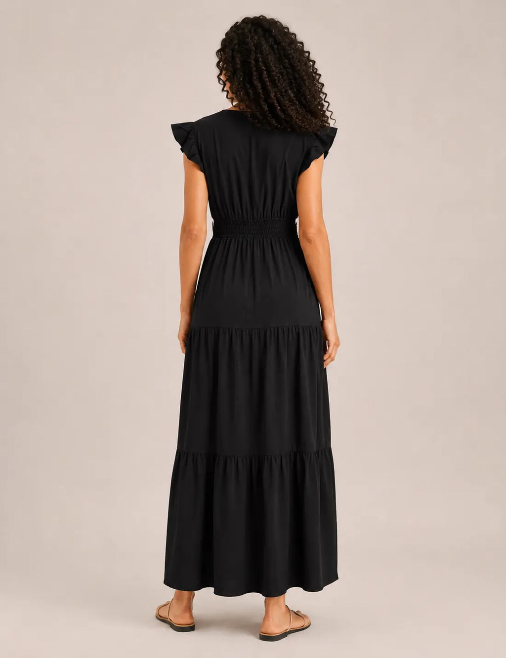 Vestido Negro Ribete