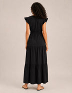 Vestido Negro Ribete