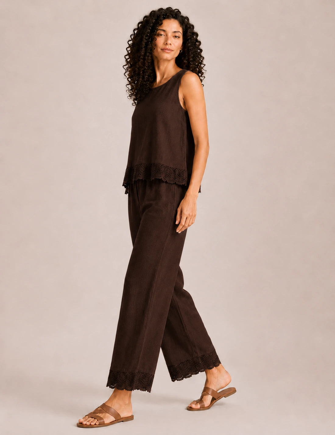 Blusa Puntilla chocolate