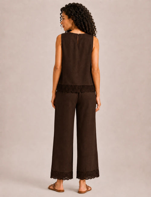 Blusa Puntilla chocolate