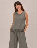 Blusa Puntilla Kaki