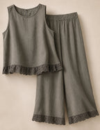 Blusa Puntilla Kaki