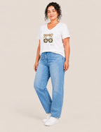 Camiseta Gafas Blanco