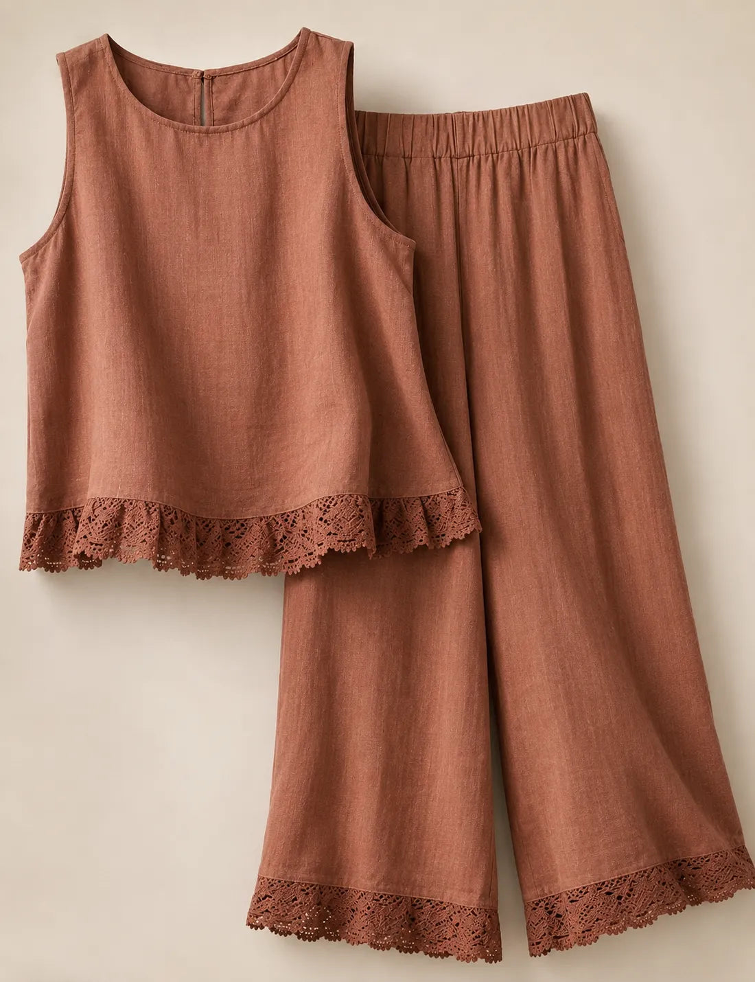 Blusa Puntilla Teja