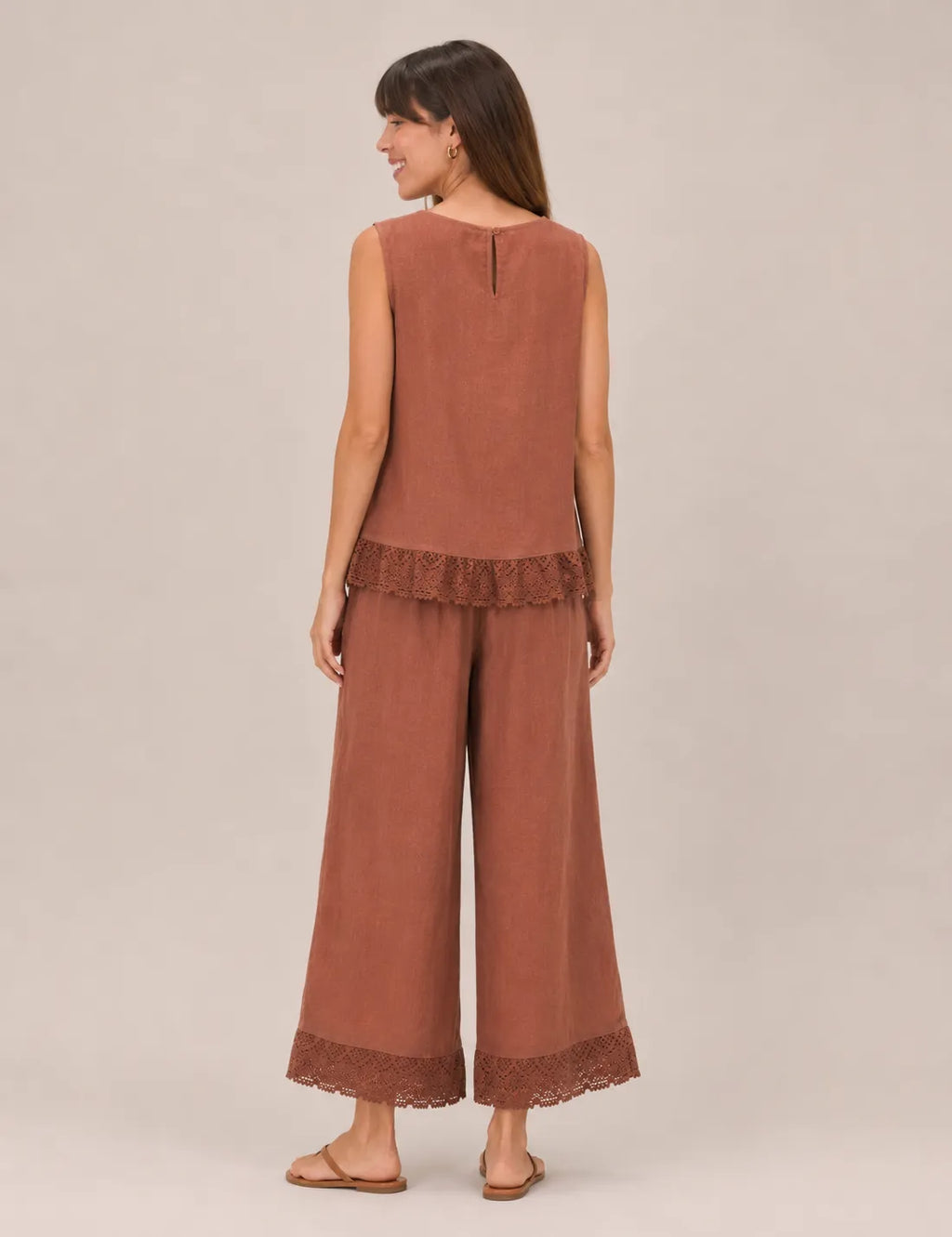 Blusa Puntilla Teja