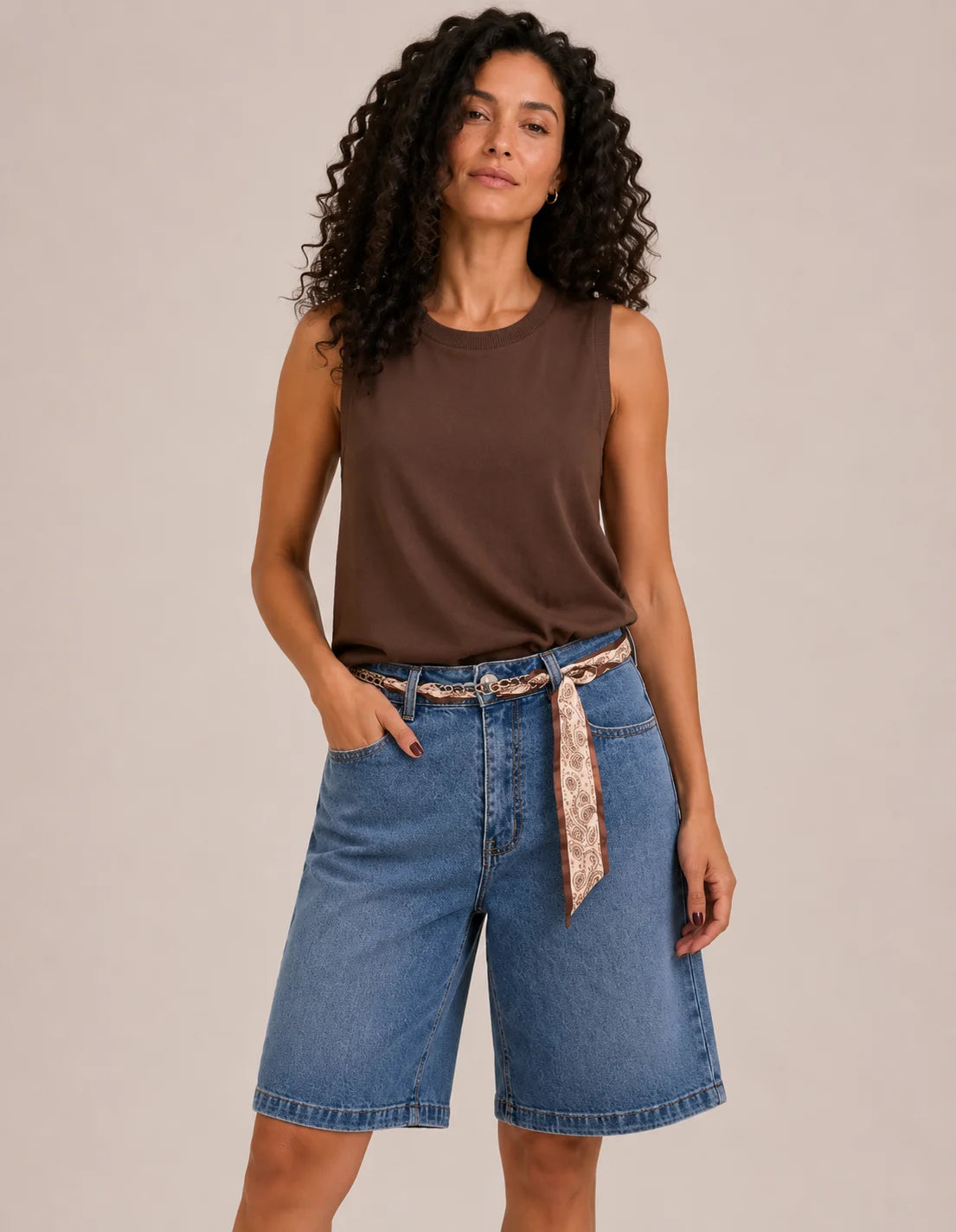 Blusa Detalle Chocolate