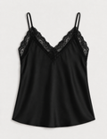 Top Lencero Raso Negro