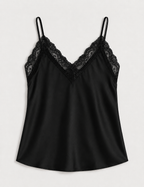 Top Lencero Raso Negro