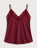 Top Lencero Raso Burdeos