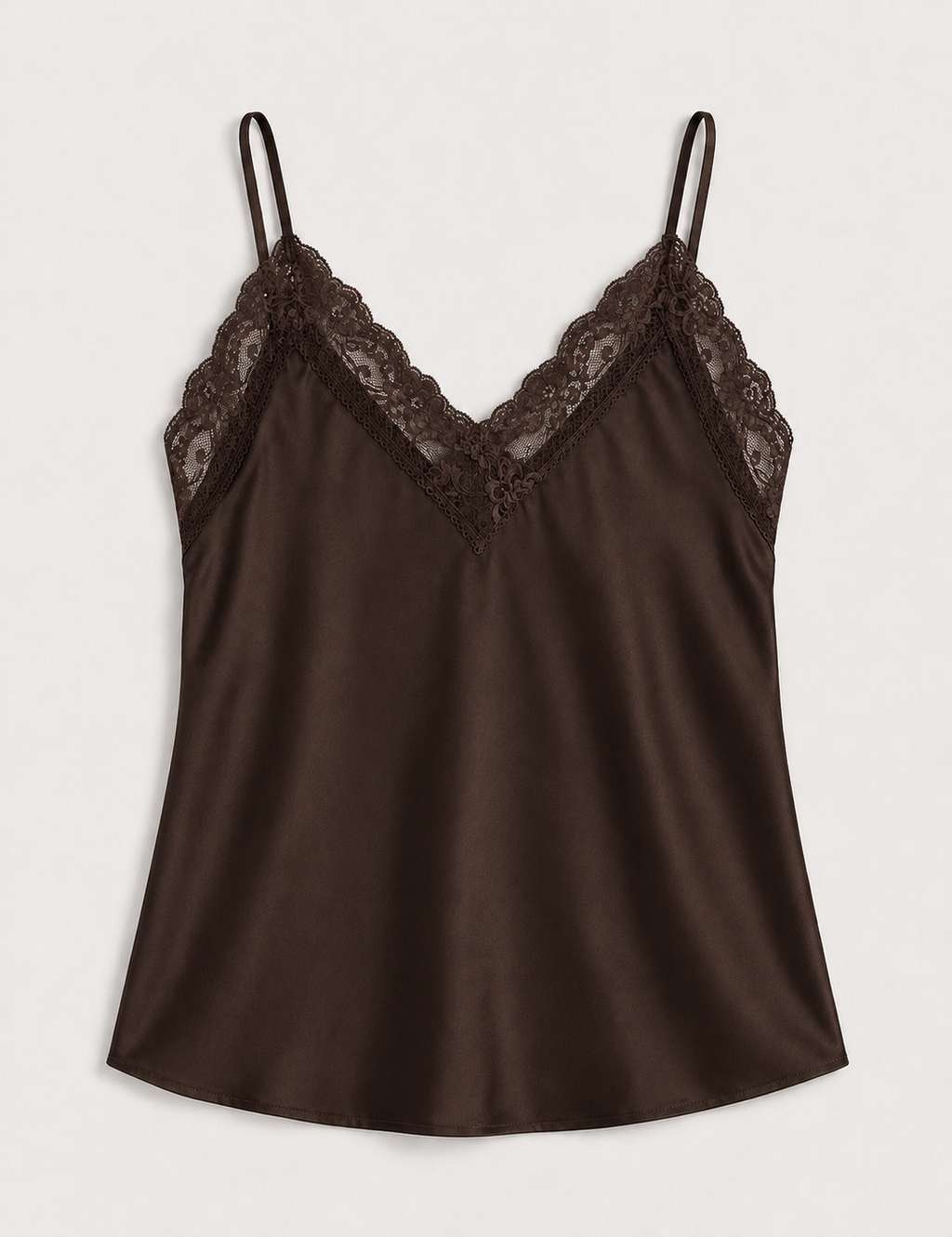 Top Lencero Raso Chocolate