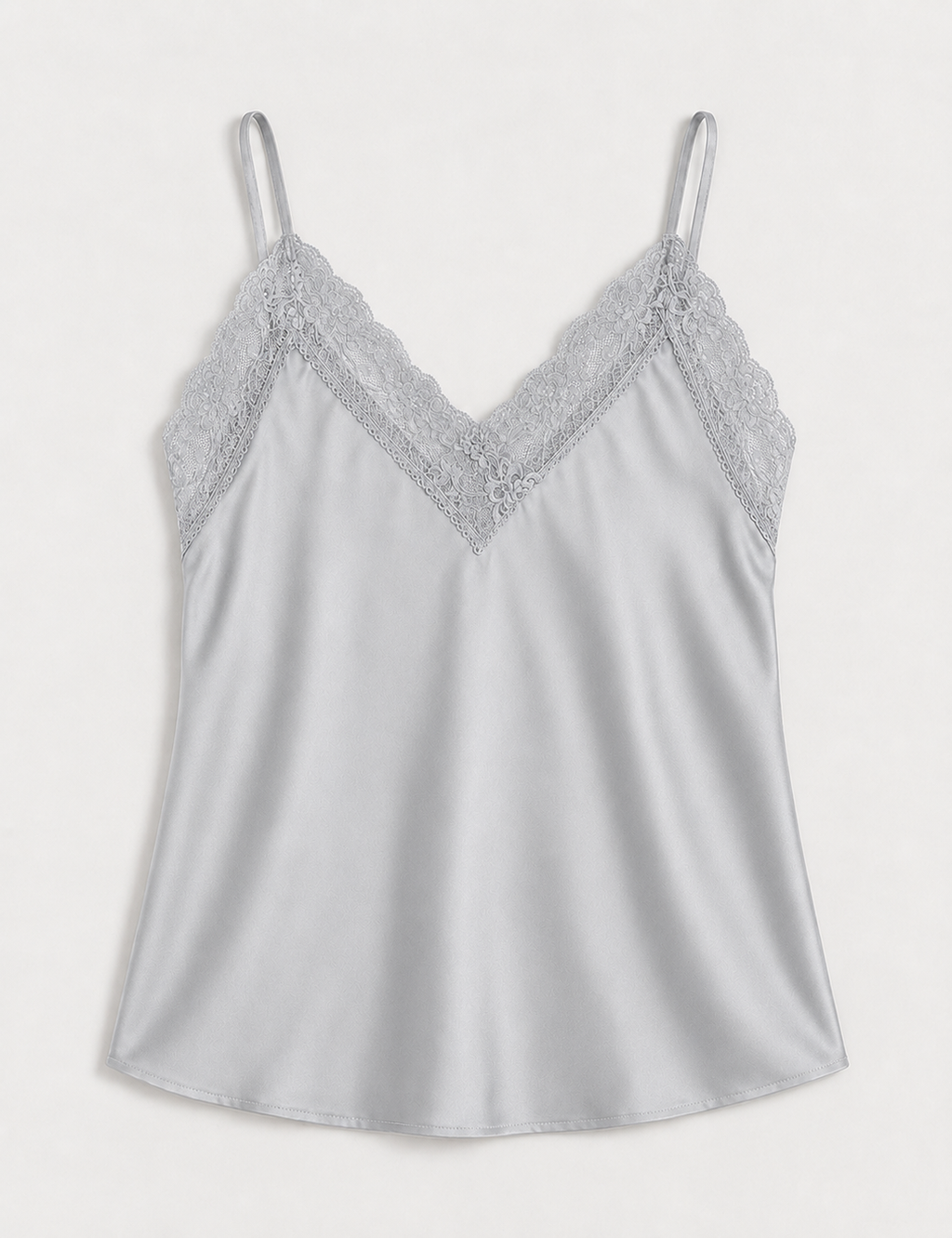 Top Lencero Raso Ceniza
