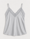 Top Lencero Raso Ceniza