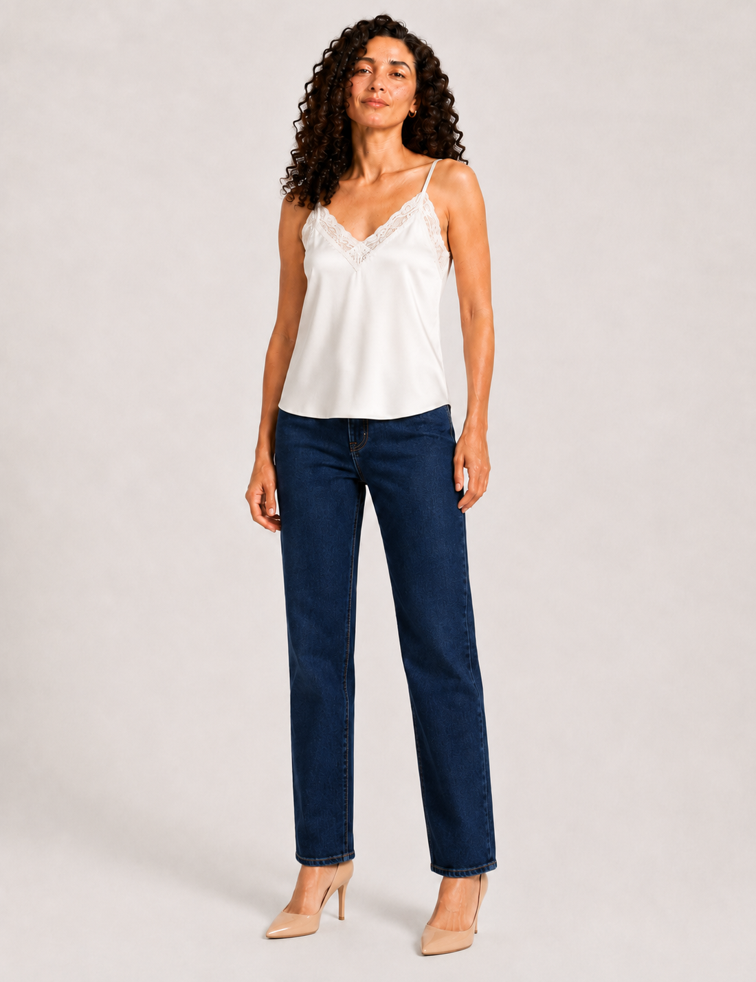 Top Lencero Raso Blanco