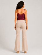 Top Lencero Raso Burdeos