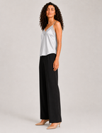 Top Lencero Raso Ceniza