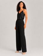 Top Lencero Raso Negro