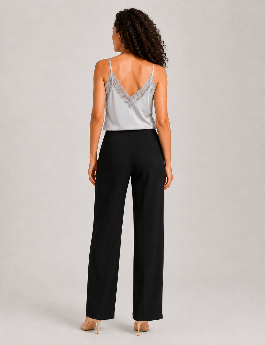 Top Lencero Raso Ceniza