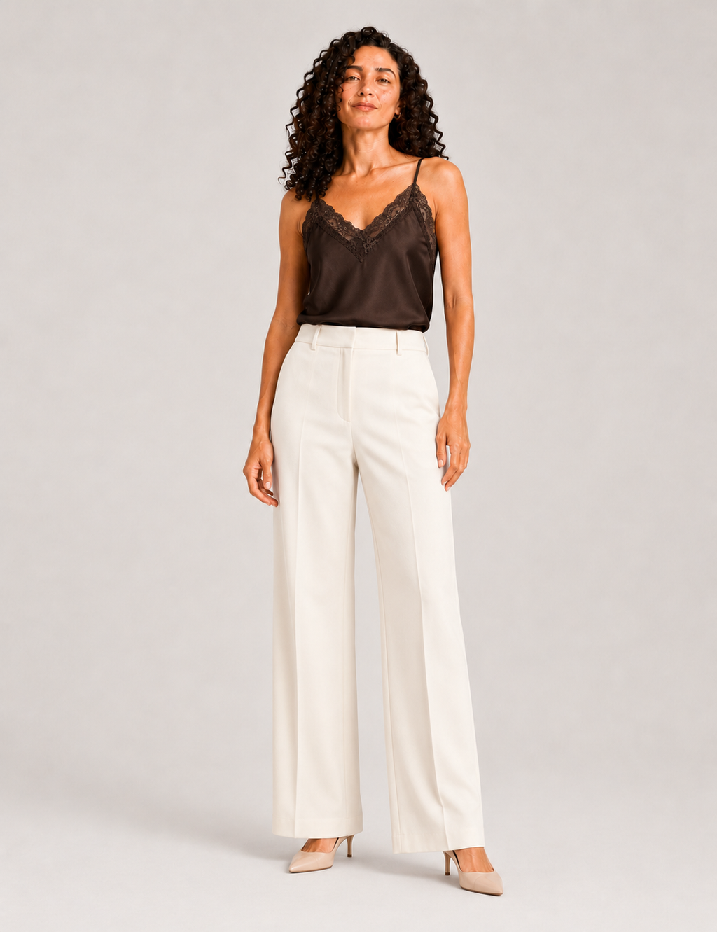 Top Lencero Raso Chocolate